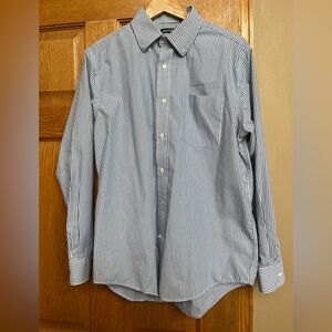 Men's Blue Striped Shirt
